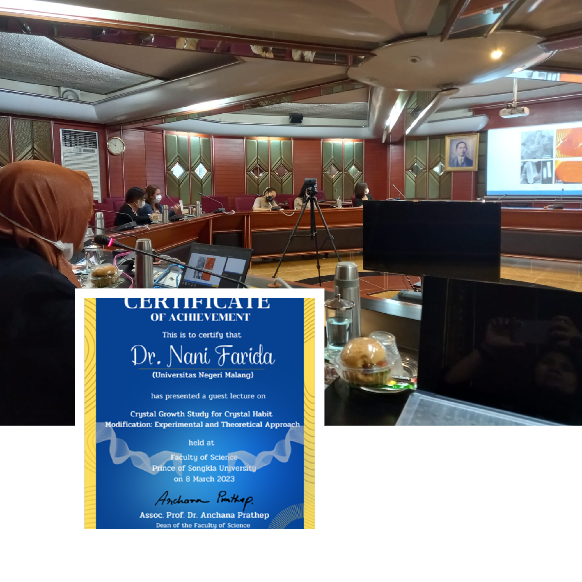 Guest lecture di Prince of Songkla University (PSU) oleh Dr. Nani Farida