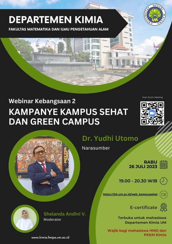 Webinar Kebangsaan “Kampanye Kampus Sehat Dan Green Campus”